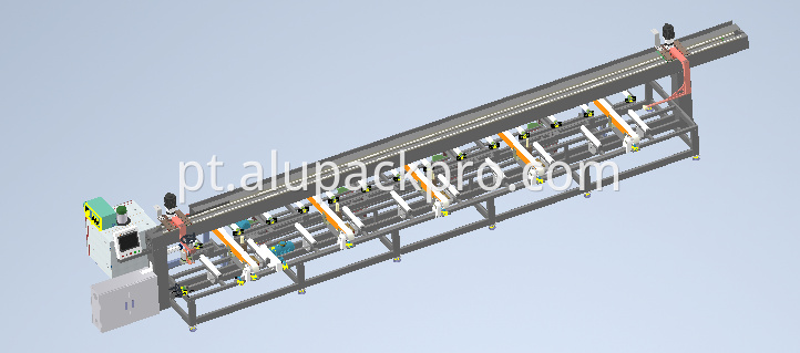 single aluminum bagging machine